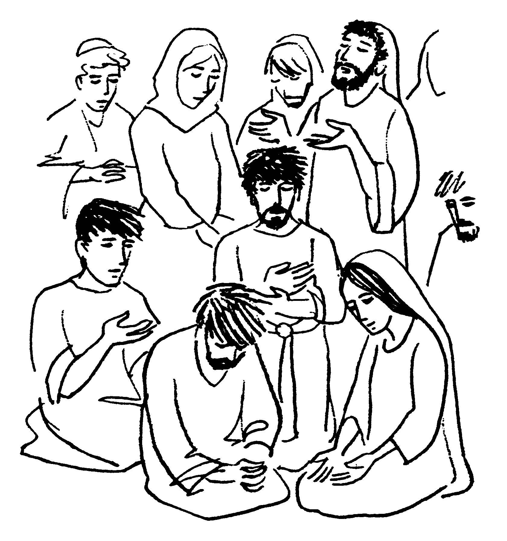 Handelingen 1, 12 14