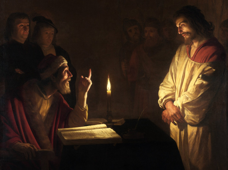 Gerard Van Honthorst Christus Voor De Hogepriester